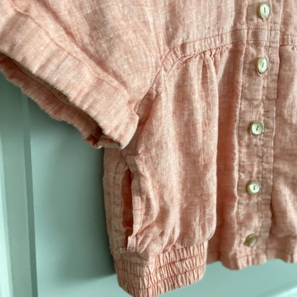 Crop Top Button Down Size S - Picture 5 of 6